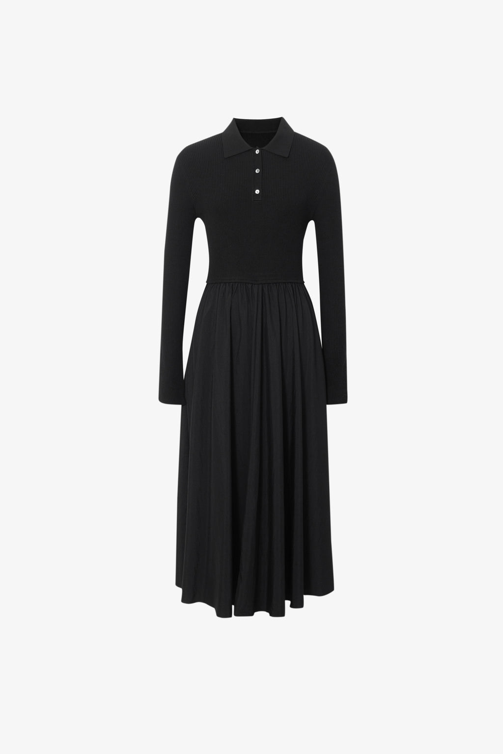 Collared Dress in Black – Threads Boutique