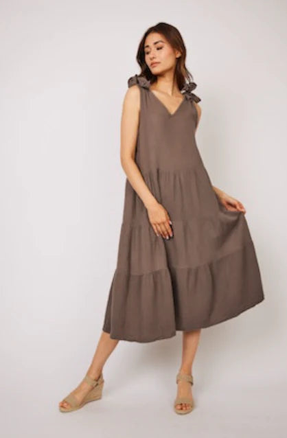 Sleeveless cotton deals dress