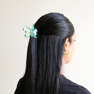 Butterfly Claw Clip - Turquoise