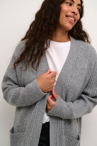 Rinya Cardigan in Grey Melange