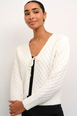 Selma Cardigan in Chalk