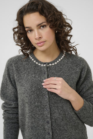 Roxy Cardigan in Grey Melange