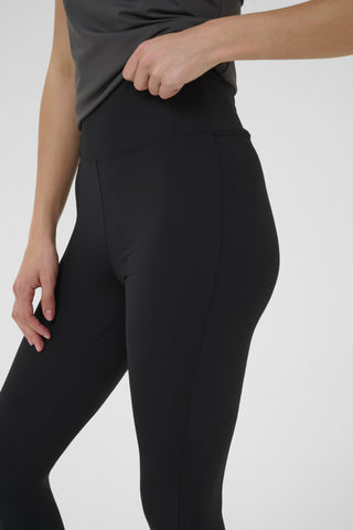Arina Jersey Leggings in Black