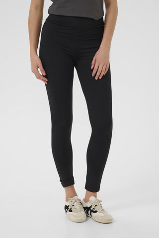 Arina Jersey Leggings in Black