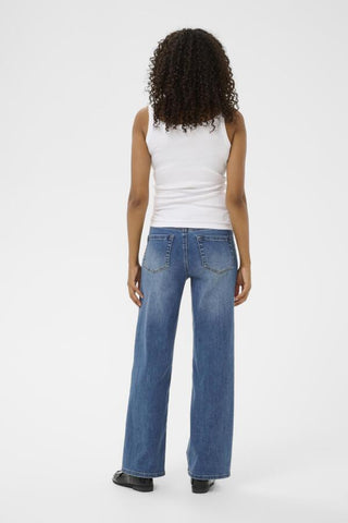 Brook High Waist Jeans in Medium Blue