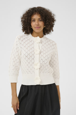 Katherine Cardigan in Chalk