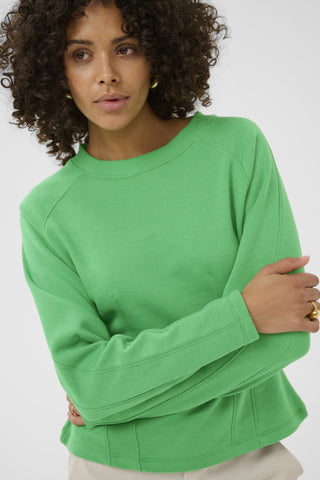 Katja Sweatshirt in Bright Green