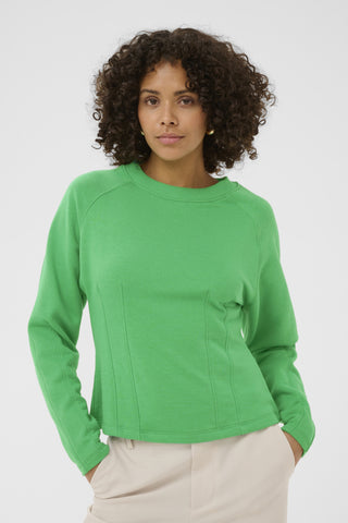Katja Sweatshirt in Bright Green
