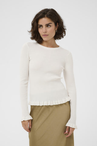Ariela Pullover in Chalk