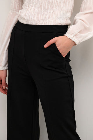 Saila Jersey Pant in Pitch Black