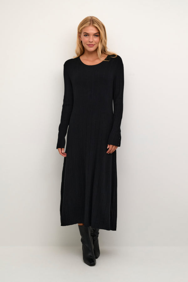 Vilea Knit Dress in Pitch Black