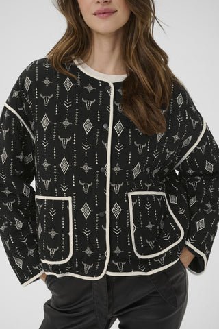 Naomi Jacket in Black Bull