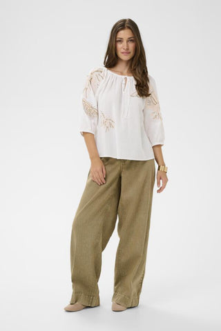 Briana Blouse in Snow White