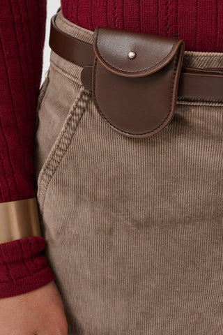 Brady Corduroy Pant in Brown Lentil