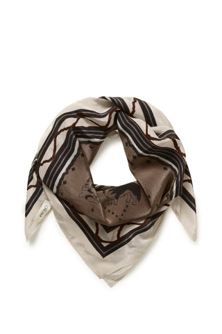 Ashli Scarf in Brown Dog