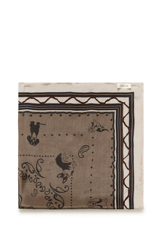 Ashli Scarf in Brown Dog