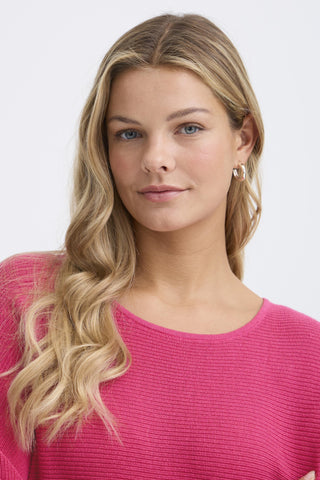 Sinja Knitted Pullover in Very Berry