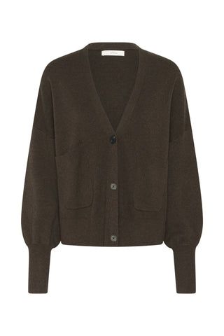 Tenley Ino-Shape Cardigan in Chocolate Brow