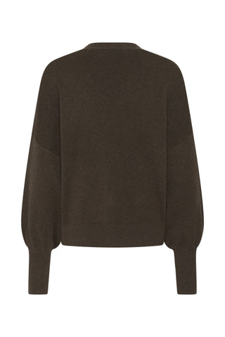 Tenley Ino-Shape Cardigan in Chocolate Brow
