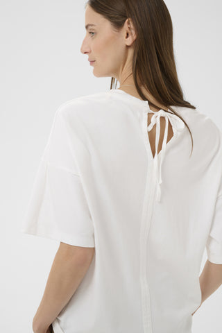 Sophie Boxy T-shirt in Pure White
