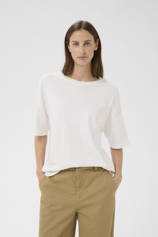 Sophie Boxy T-shirt in Pure White