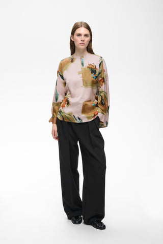 Meadow Blouse in Multi Paint