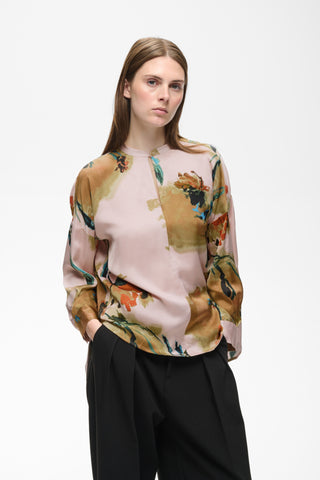 Meadow Blouse in Multi Paint
