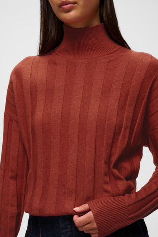 Tess Kellsie Pullover in Red Ochre
