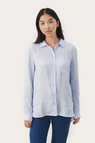 Kivas Linen Shirt in Heather