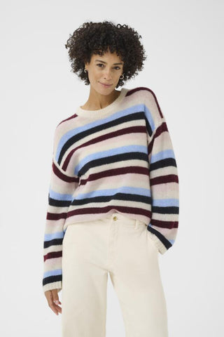 Spencer Pullover in Multi Stripe