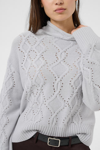 Charnel Pullover in Gray Dawn