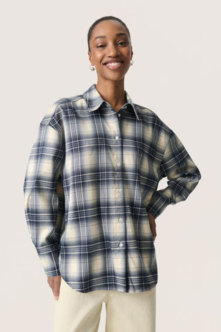 Pamala Shirt in Navy Checks