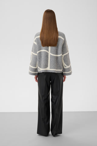 Sorea Mono Pullover in Grey Melange