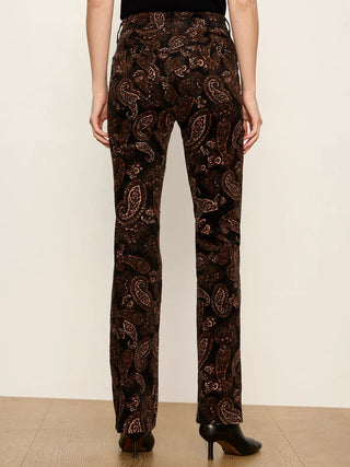 Play Date Bootcut Cords in Cocoa Paisley