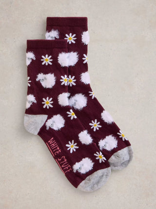 Fluffy Sheep Ankle Sock