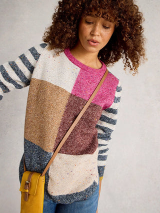 Talia Jumper in Pink Multi