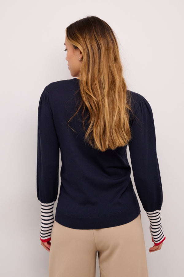 Annemarie Strip Cuff Sweater