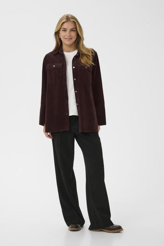 Baela Klay Shirt Jacket in Bitter Chocolate