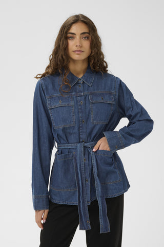 Lava Arpa Shirt in Dark Blue Wash