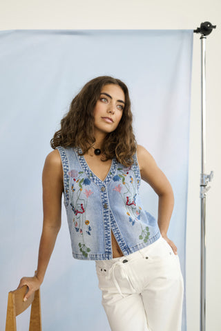 Tiala Embroidery Waistcoat