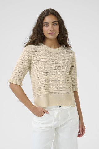 Tella Short Sleeve Pullover in Whitecap