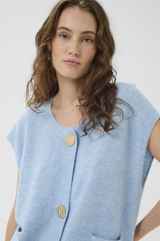 Benni Waistcoat in Cashmere Blue