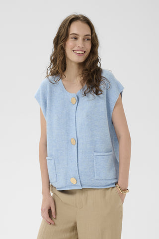 Benni Waistcoat in Cashmere Blue