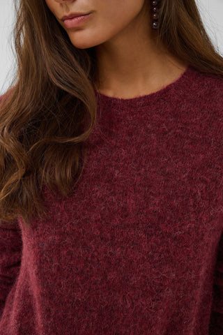 Biebber Pullover in Chocolate Truffle Melange