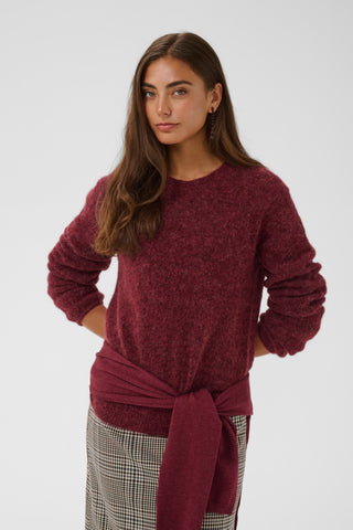Biebber Pullover in Chocolate Truffle Melange