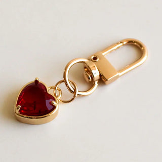 Heart Bag/Key Charm