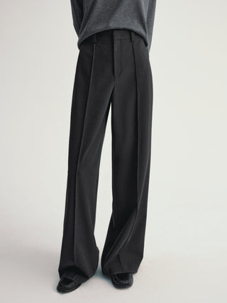 Centre Seam Pants in Dark Grey