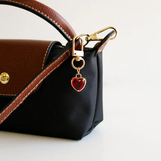 Heart Bag/Key Charm