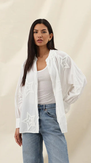 Estelle Shirt in Ecru