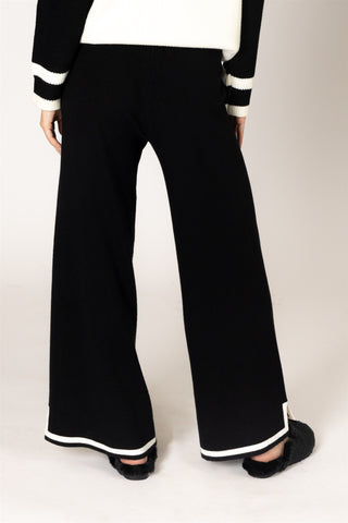 Bronte Pant in Black & Off White